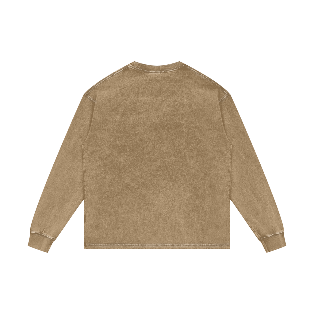 The Collective - Acid Wash Oversize Long Sleeve