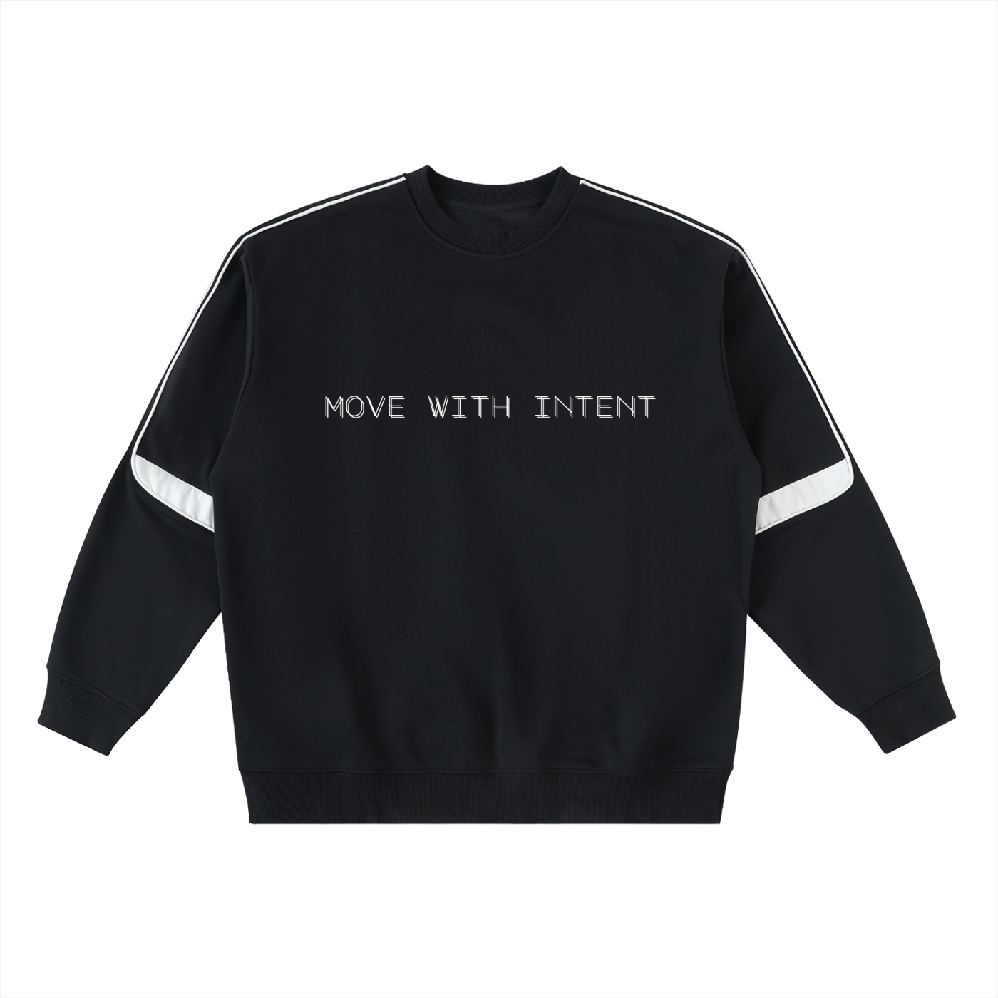 Intent - Oversized Crewneck Taped Sweatshirt