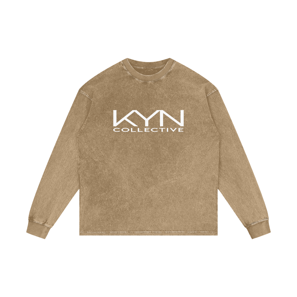 The Collective - Acid Wash Oversize Long Sleeve