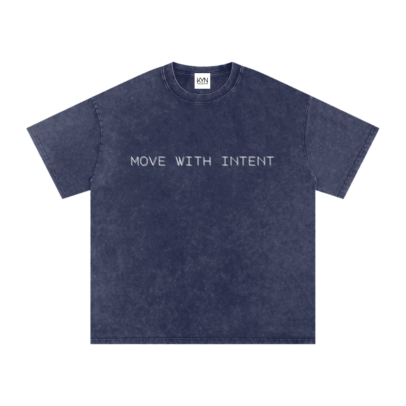 Intent - Snow Washed Oversized Cotton T-Shirt