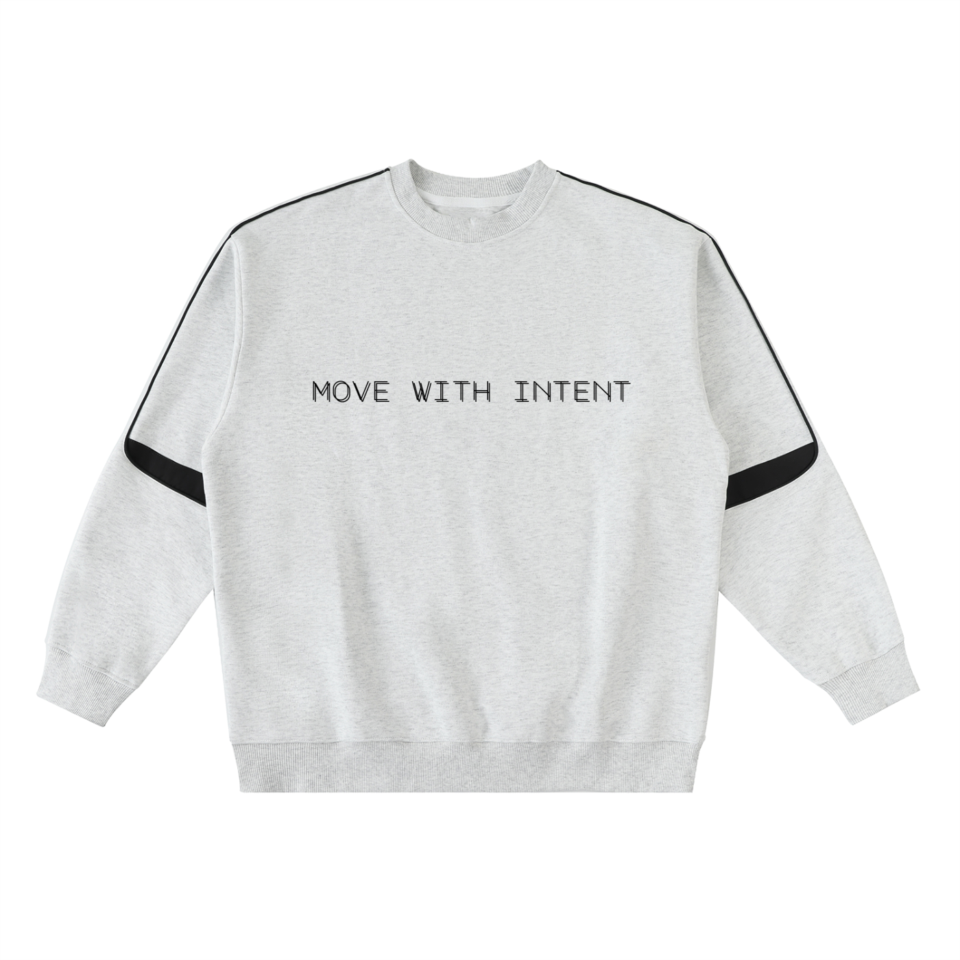 Intent - Oversized Crewneck Taped Sweatshirt
