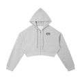 Elevated - Women's Cropped Zip-Up Hoodie
