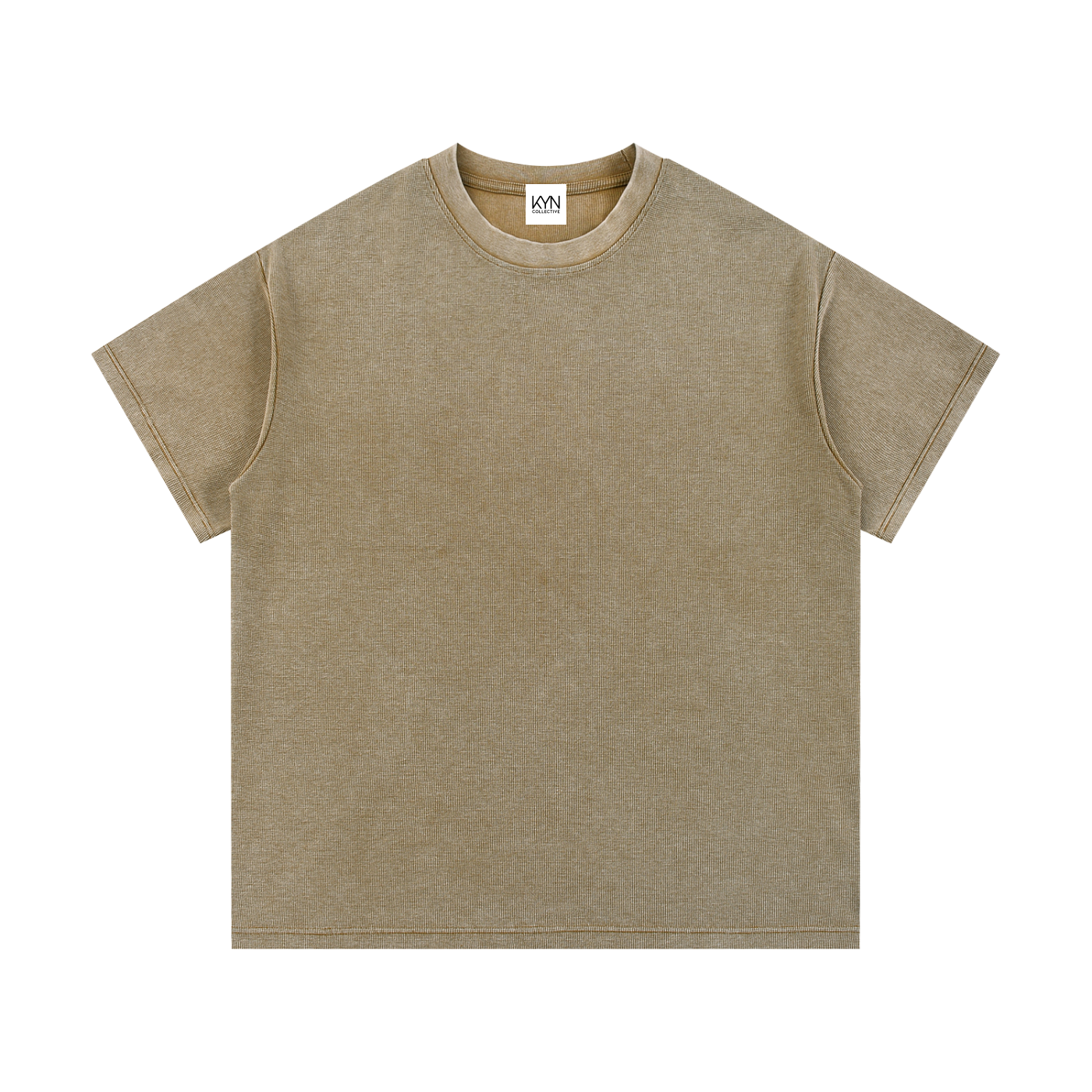 Elevated - Mineral Wash Waffle Knit T-Shirt