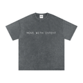 Intent - Snow Washed Oversized Cotton T-Shirt
