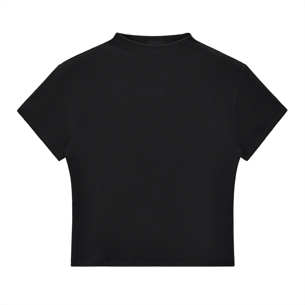 Elevated - Women's Slim Fit Mock Neck T-Shirt