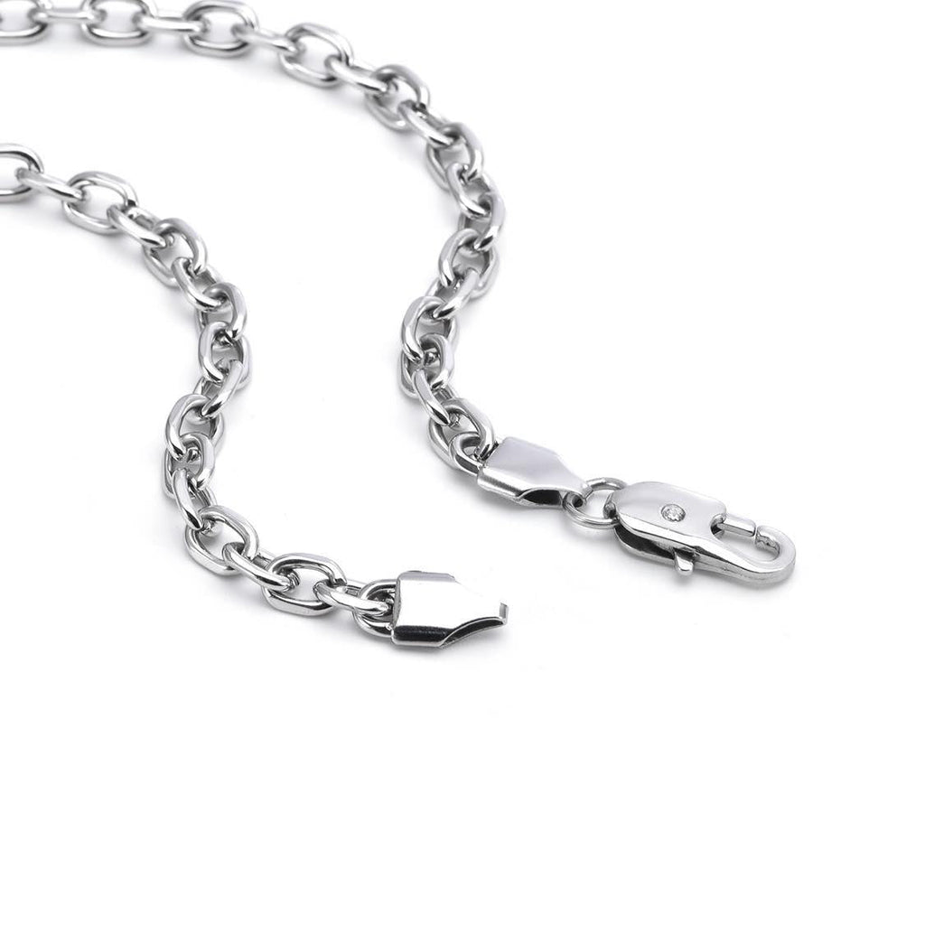 C007W B.Tiff Cable Link Chain Necklace/ 5mm