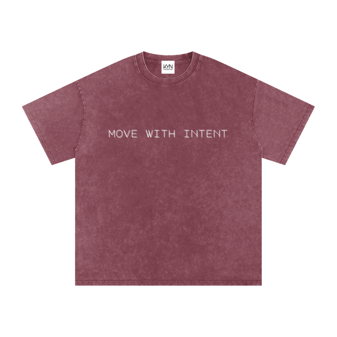 Intent - Snow Washed Oversized Cotton T-Shirt
