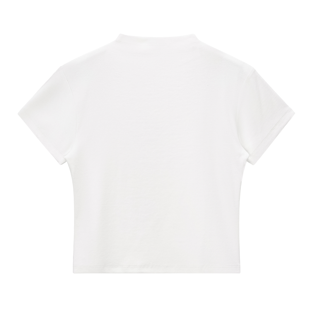 Elevated - Women's Slim Fit Mock Neck T-Shirt
