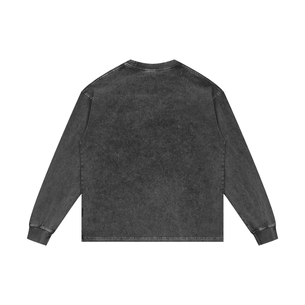 The Collective - Acid Wash Oversize Long Sleeve