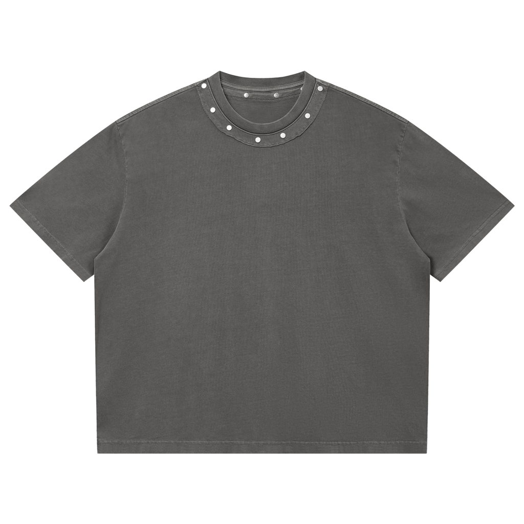 Elevated - Washed Boxy Studded T-Shirt