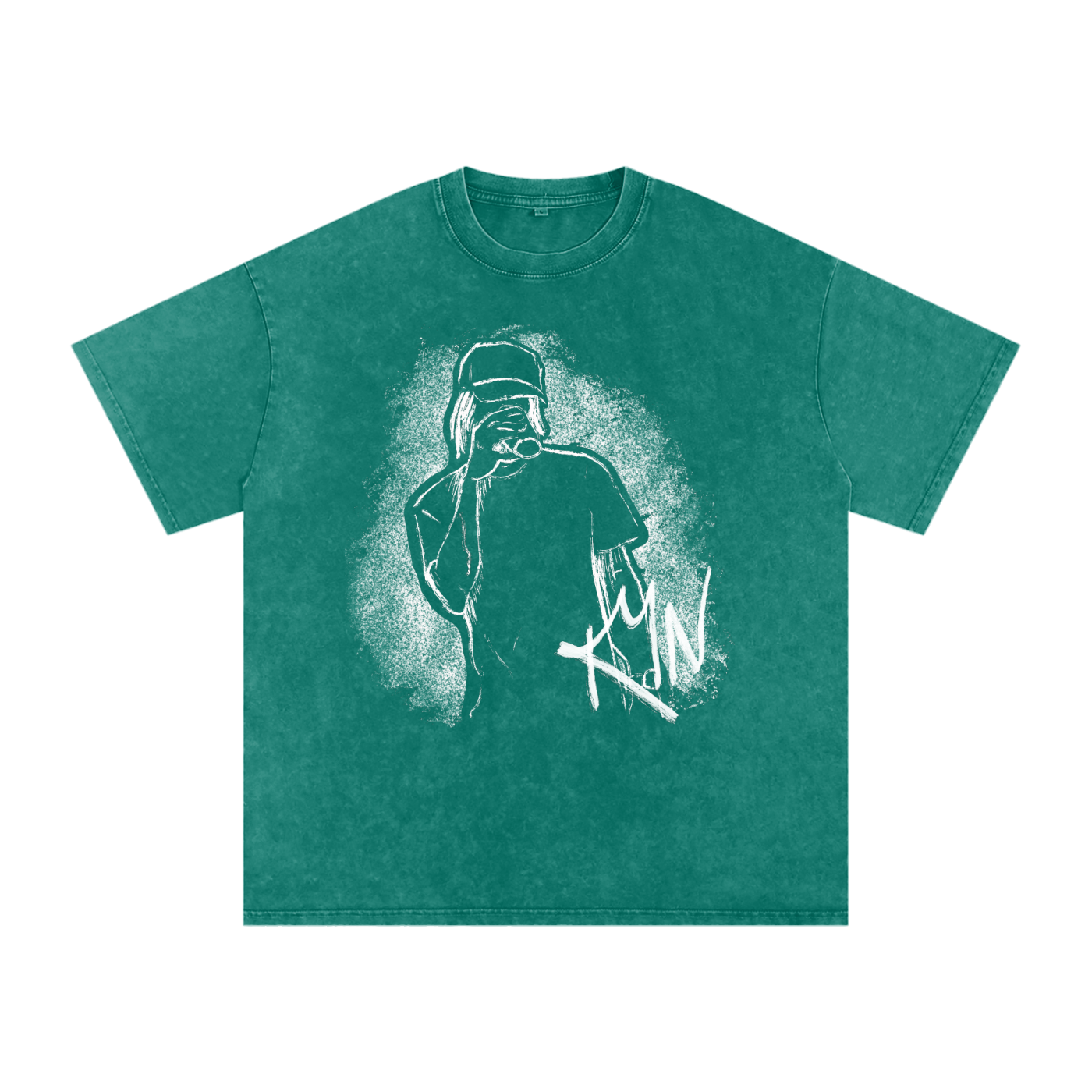 Statement - Unbothered Snow Washed Oversized T-Shirt