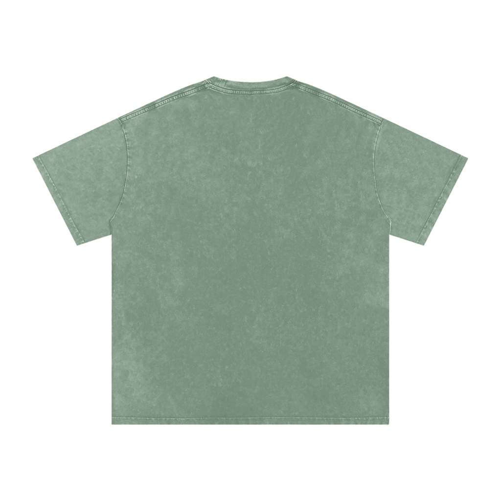 Intent - Snow Washed Oversized Cotton T-Shirt