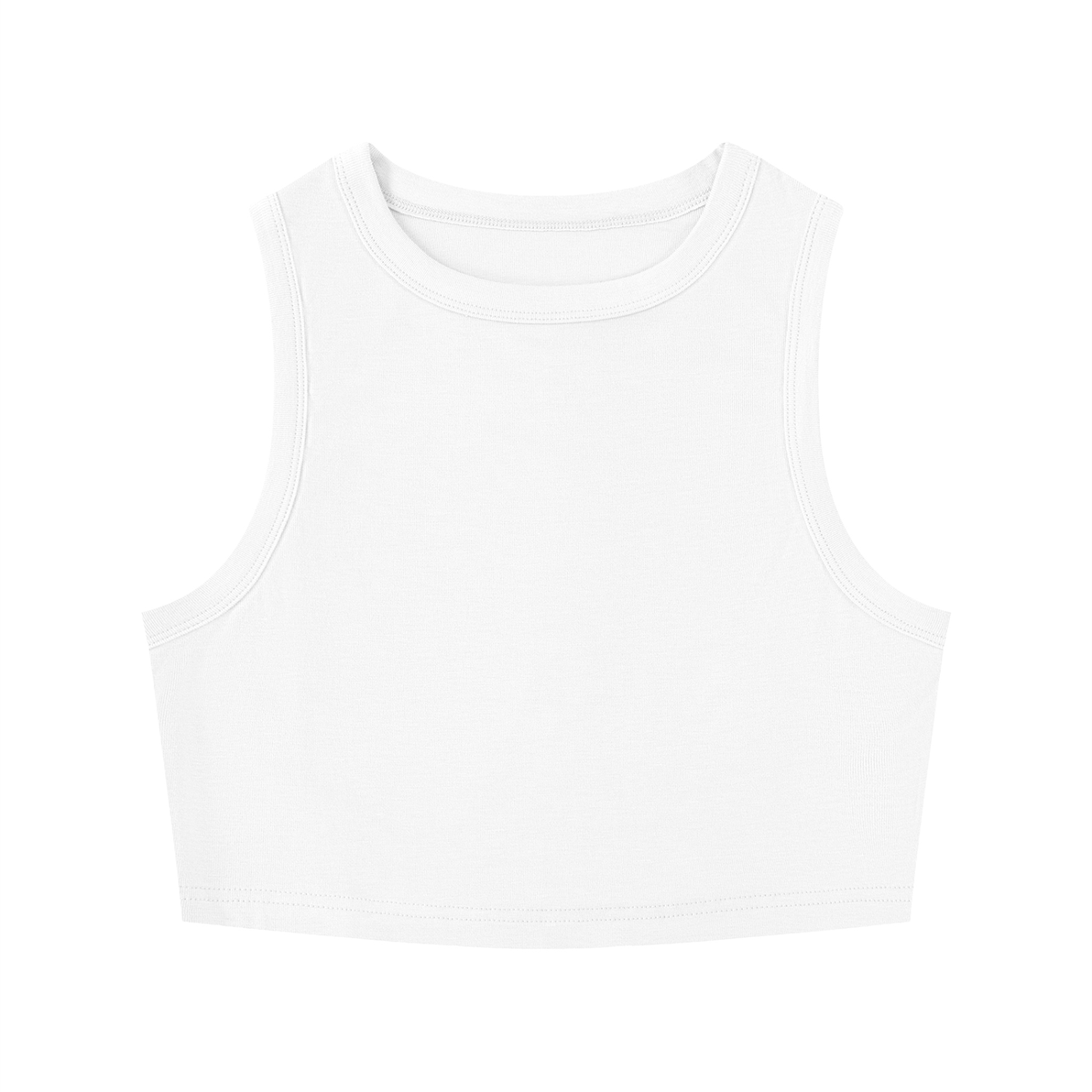 Elevated - Women's Tight Crewneck Crop Tank Top