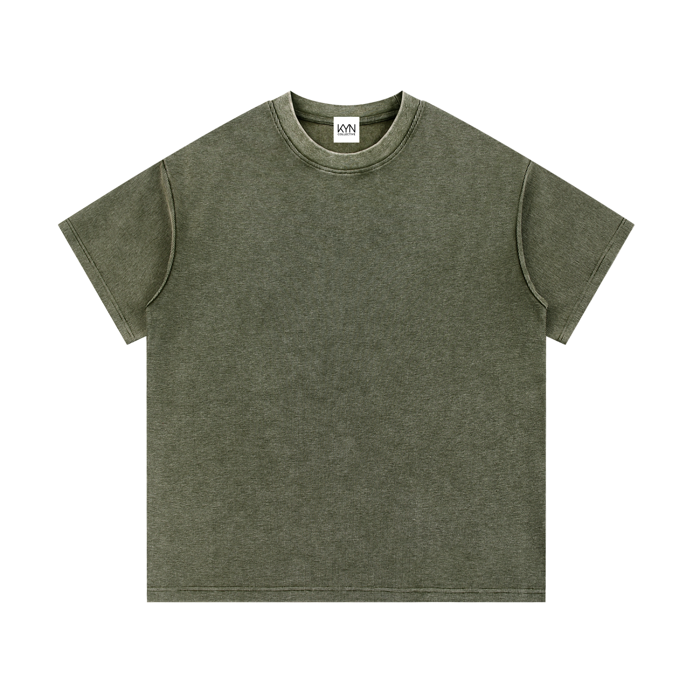Elevated - Mineral Wash Waffle Knit T-Shirt