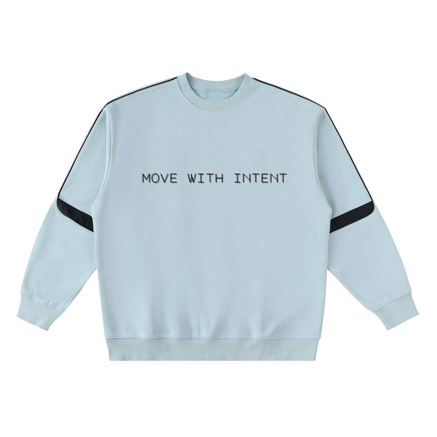 Intent - Oversized Crewneck Taped Sweatshirt