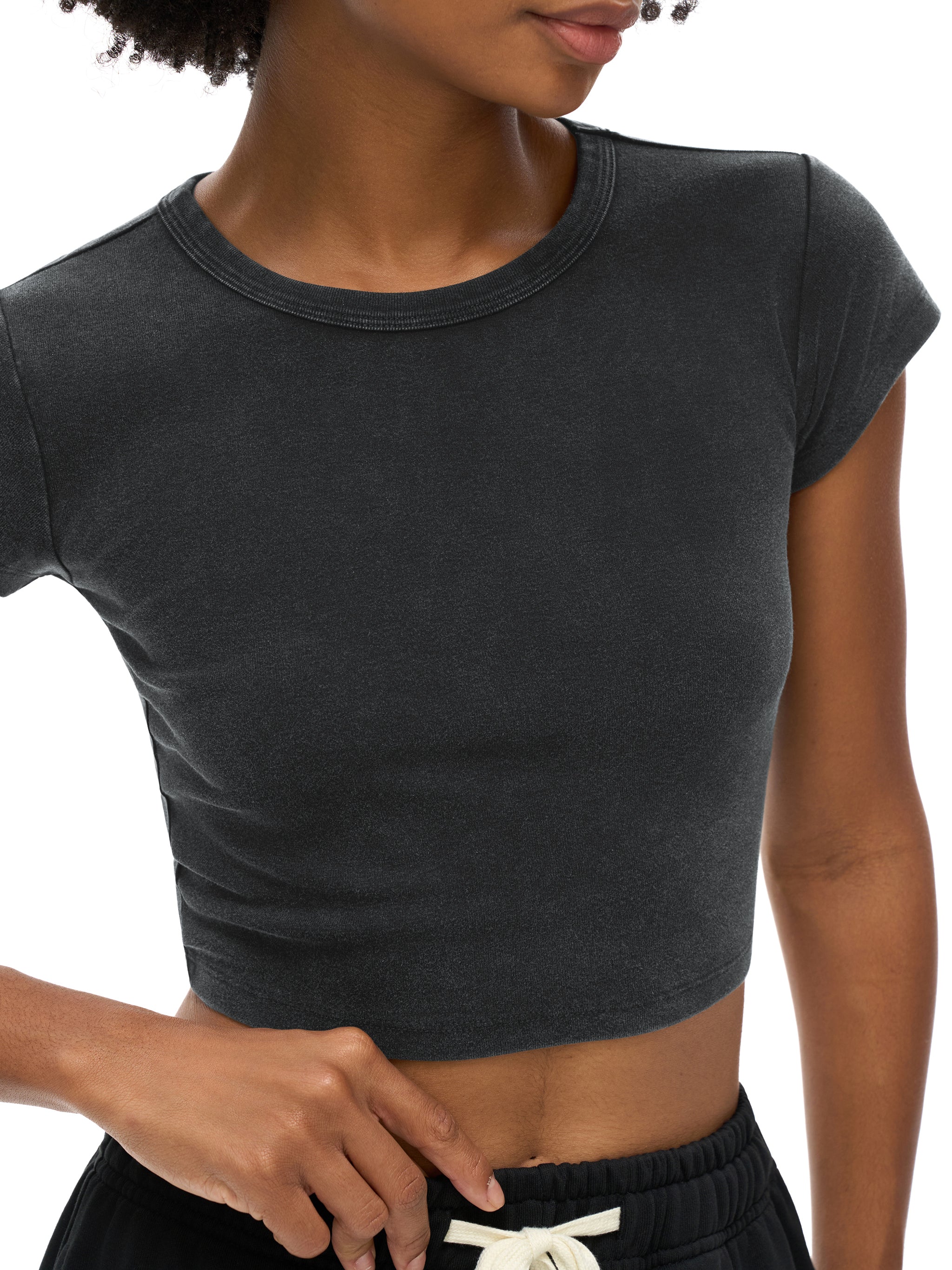 Revival - Women's Snow Washed Crop Top